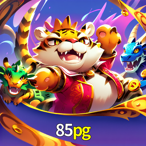 Imagem promocional da 85pg mostrando a plataforma e suas vantagens